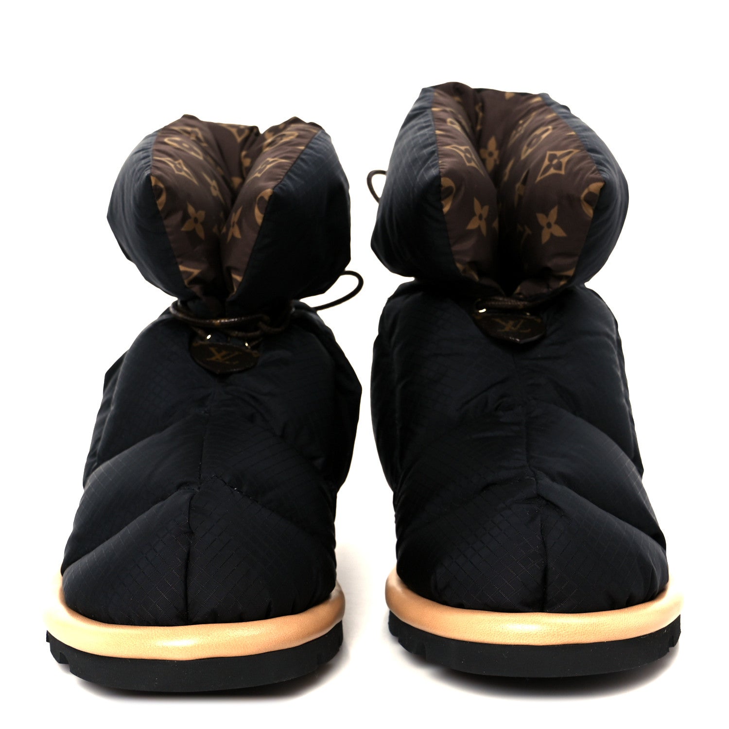 Louis Vuitton Nylon Monogram Pillow Comfort Ankle Boot 38 Black 3 of 10