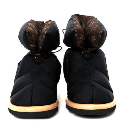 Louis Vuitton Nylon Monogram Pillow Comfort Ankle Boot 38 Black 3 of 10