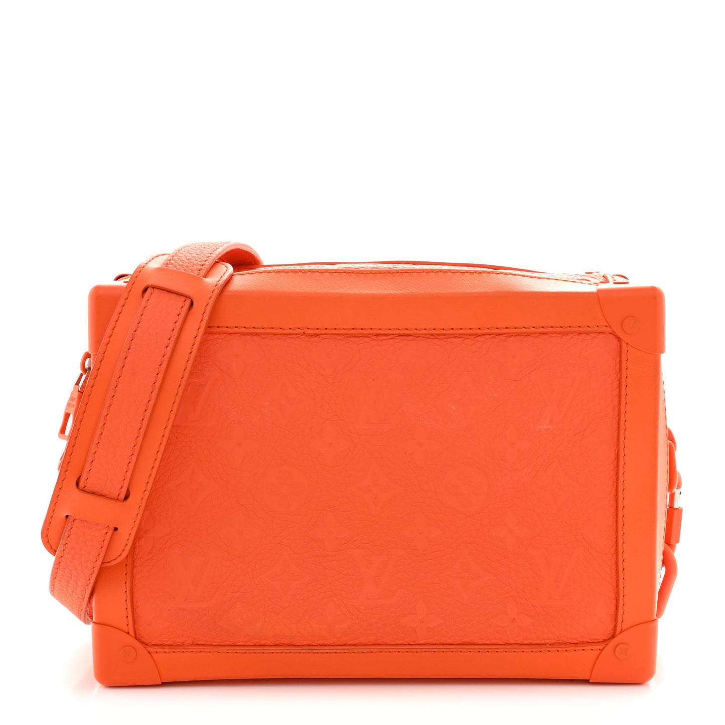 Taurillon Monogram Solar Ray Soft Trunk Orange