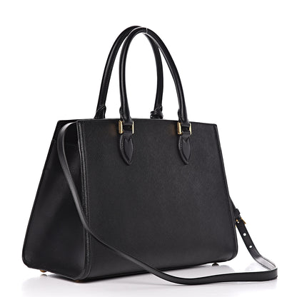 Prada Saffiano Soft Calfskin Tote Black 4 of 11