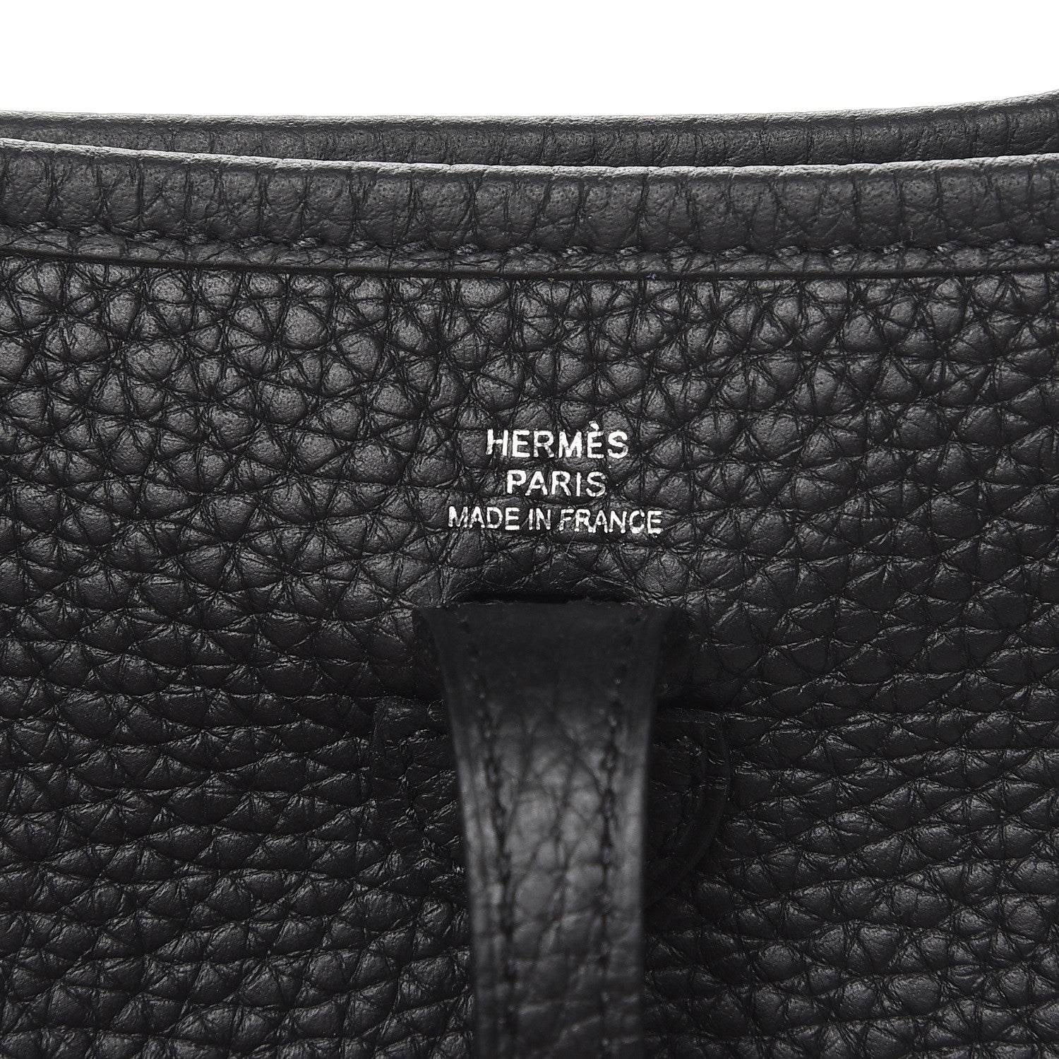 Hermes Taurillon Clemence Evelyne TPM Black 6 of 9