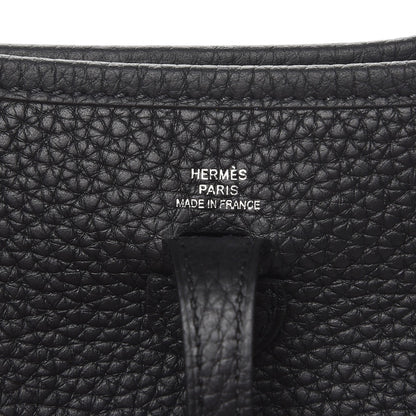 Hermes Taurillon Clemence Evelyne TPM Black 6 of 9