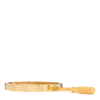 Cartier 18K Yellow Gold LOVE Bracelet 16 8 of 9