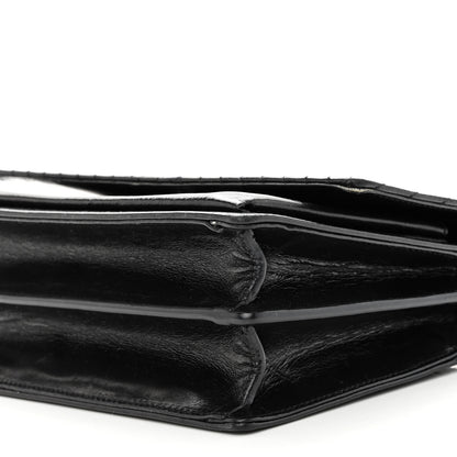 Saint Laurent Lambskin Mixed Quilted Medium Monogram Sunset Black 9 of 10