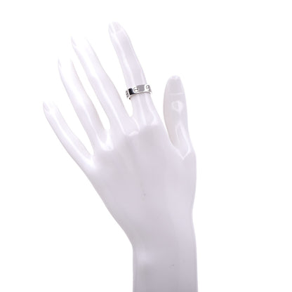Cartier 18K White Gold 5.5mm LOVE Ring 48 4.5 2 of 6