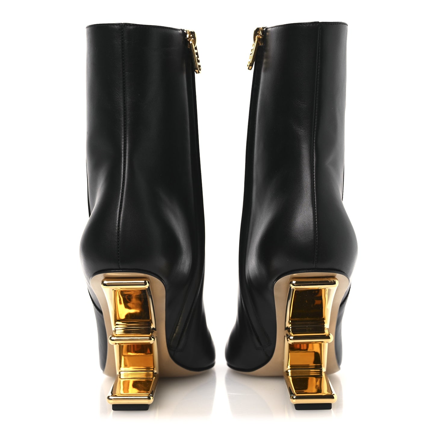 Nappa Fendi First 95mm Ankle Boots 40 Black