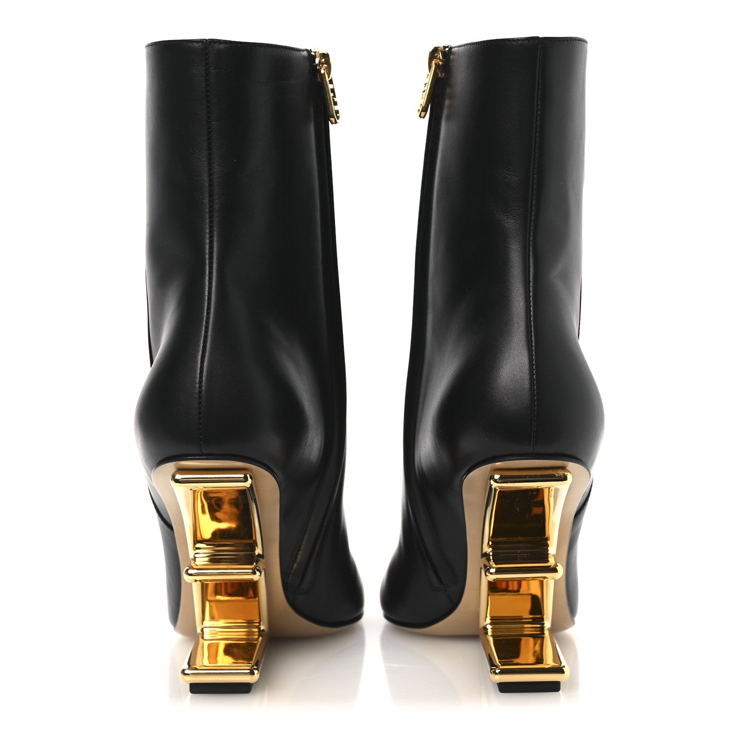 Fendi Nappa Fendi First 95mm Ankle Boots 40 Black 5 of 10
