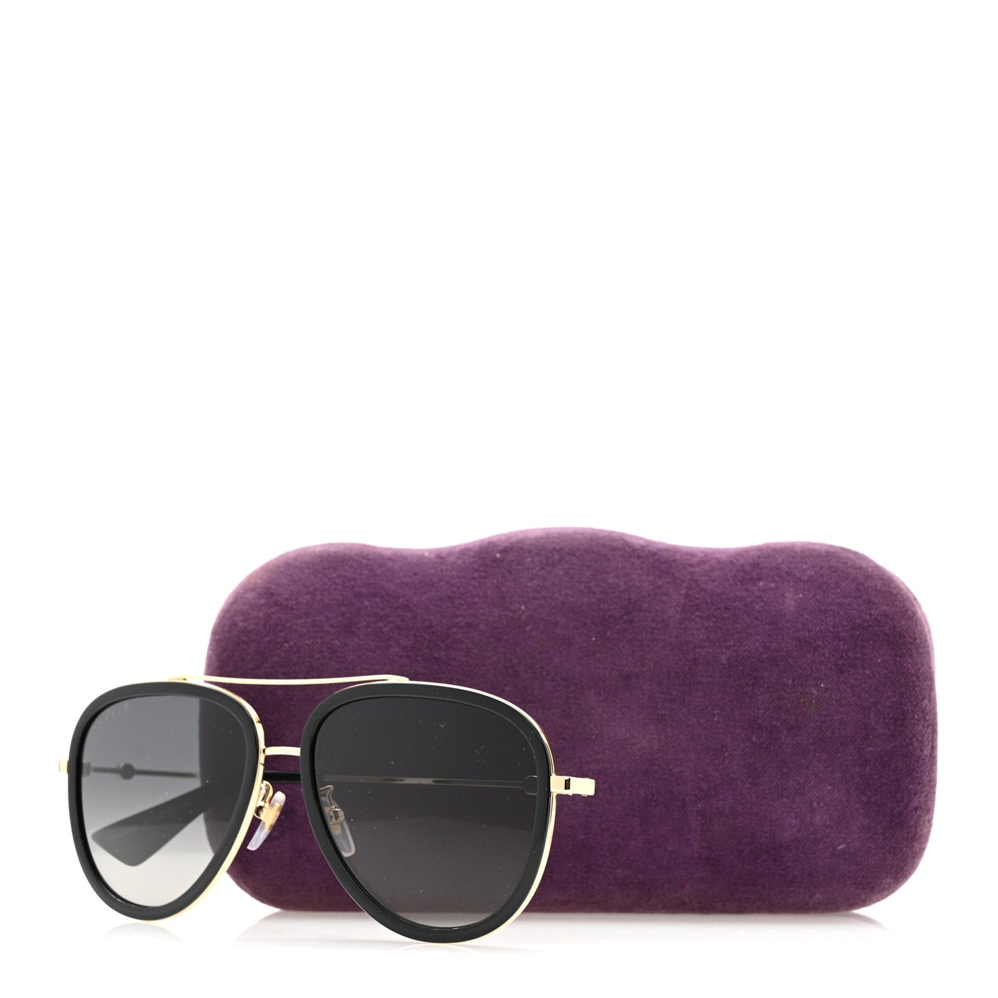 Metal Aviator Sunglasses GG0062S Black