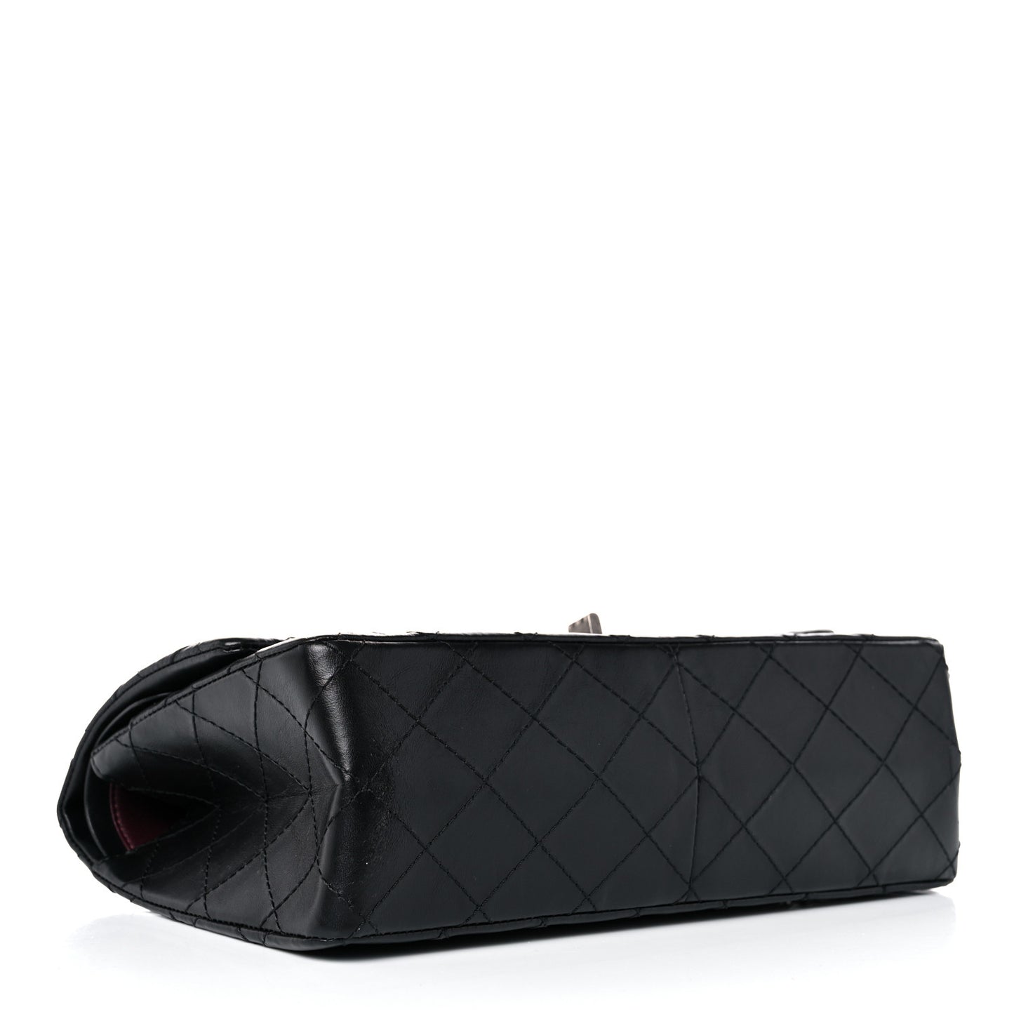 Aged Calfskin Quilted 2.55 Reissue 226 Flap Black