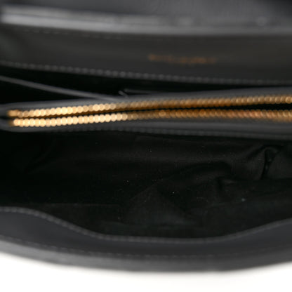 Saint Laurent Suede Calfskin Y Quilted Monogram Small Loulou Chain Satchel Storm 5 of 10