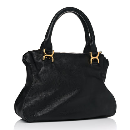 Chloe Calfskin Medium Marcie Satchel Black 2 of 11