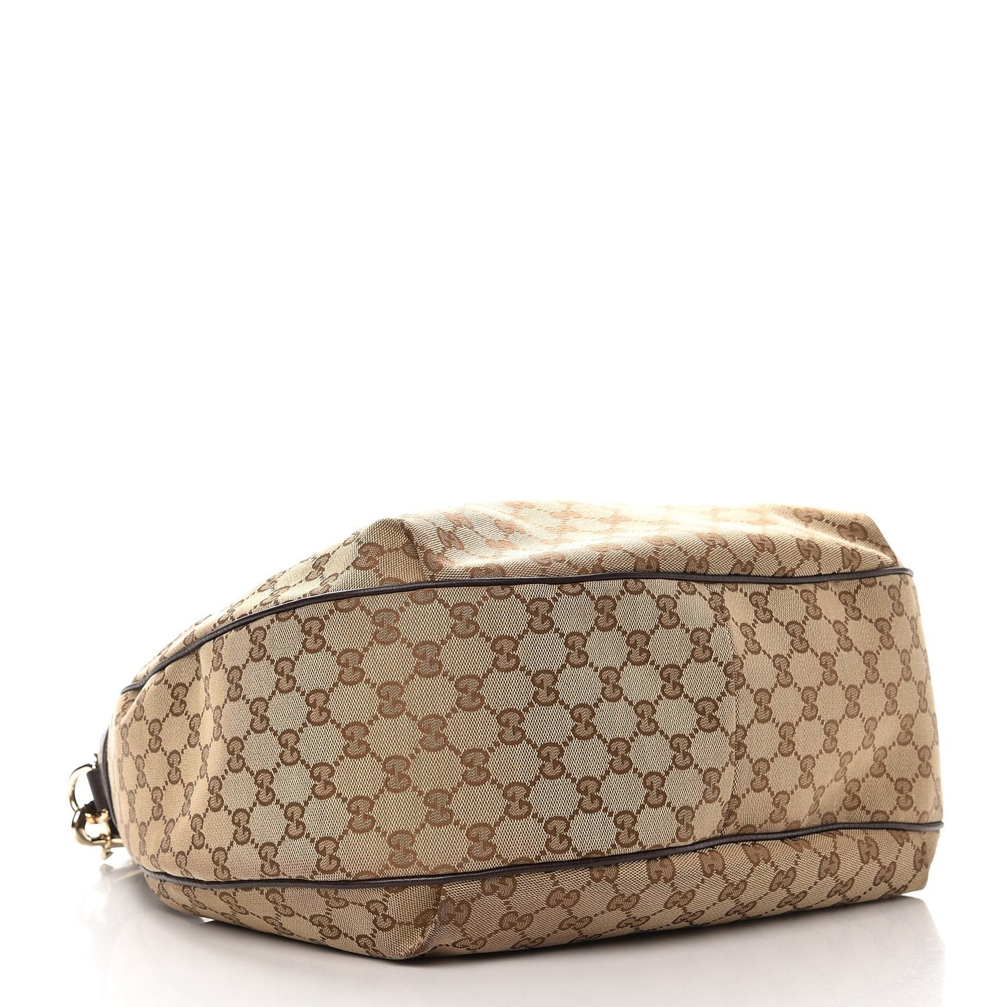 Monogram Web Medium Dressage Hobo Dark Brown
