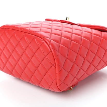 Chanel Lambskin Quilted Small Urban Spirit Backpack Red 10 of 10