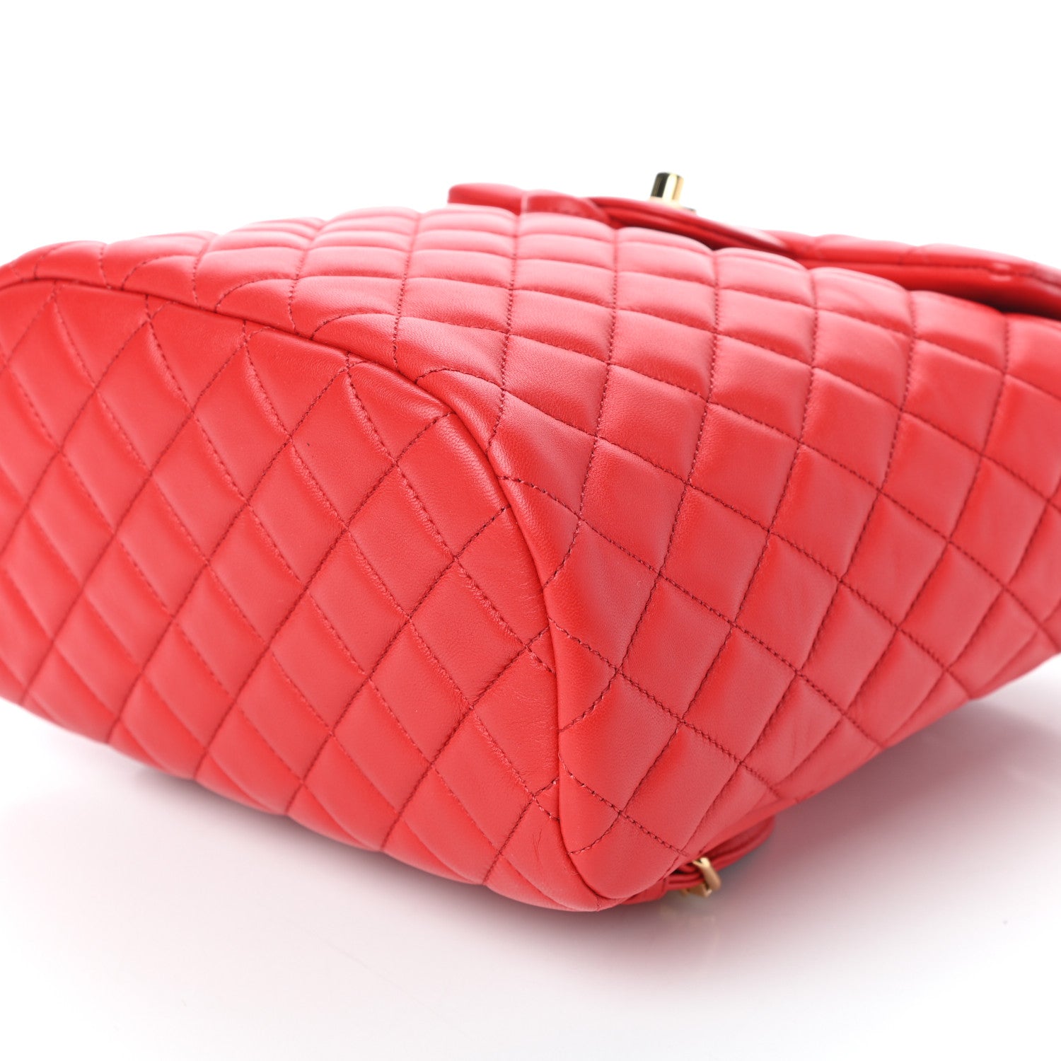 Chanel Lambskin Quilted Small Urban Spirit Backpack Red 10 of 10
