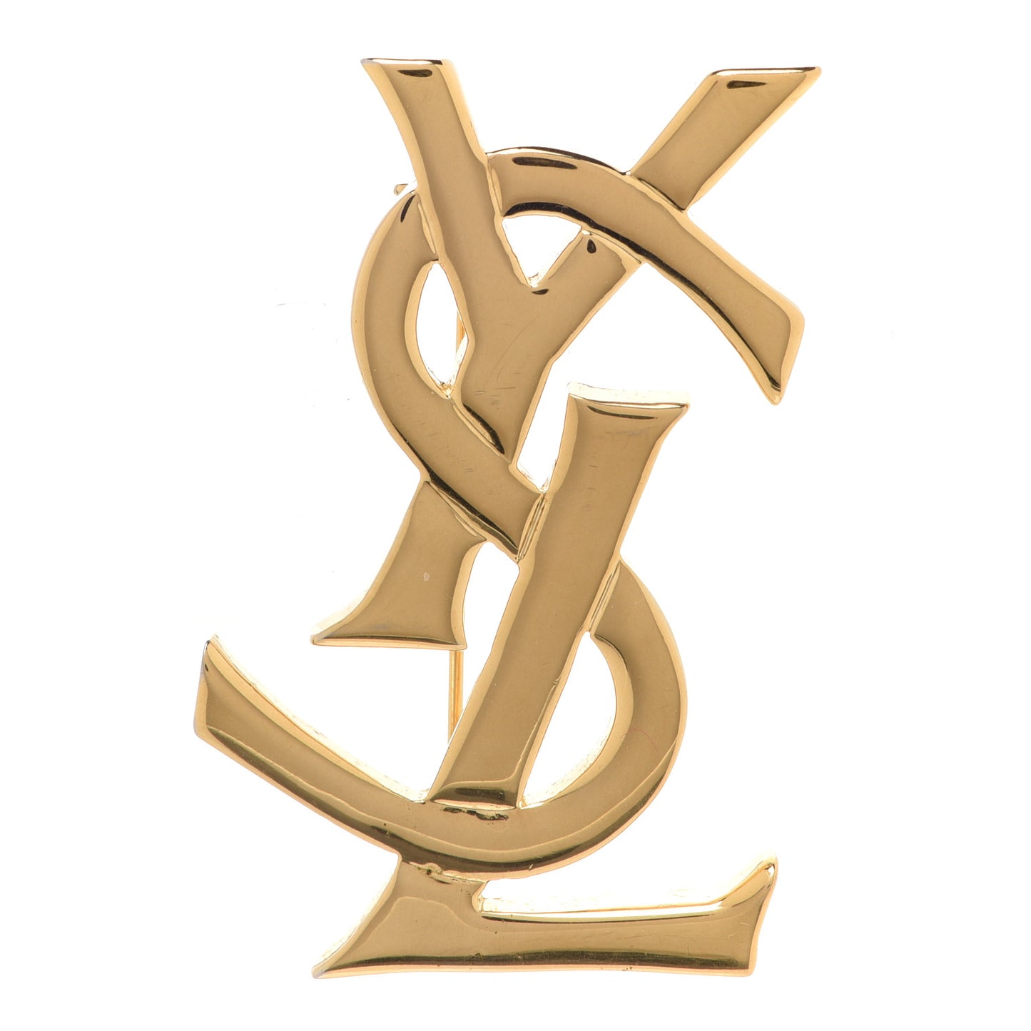 Monogram Opyum Brooch Gold