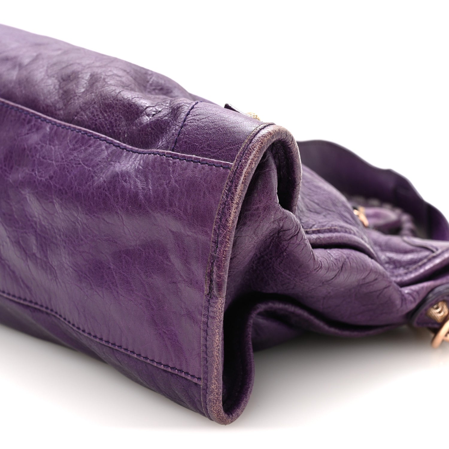 Balenciaga Agneau Giant 12 Rose Gold Hardware City Dark Violet 11 of 11