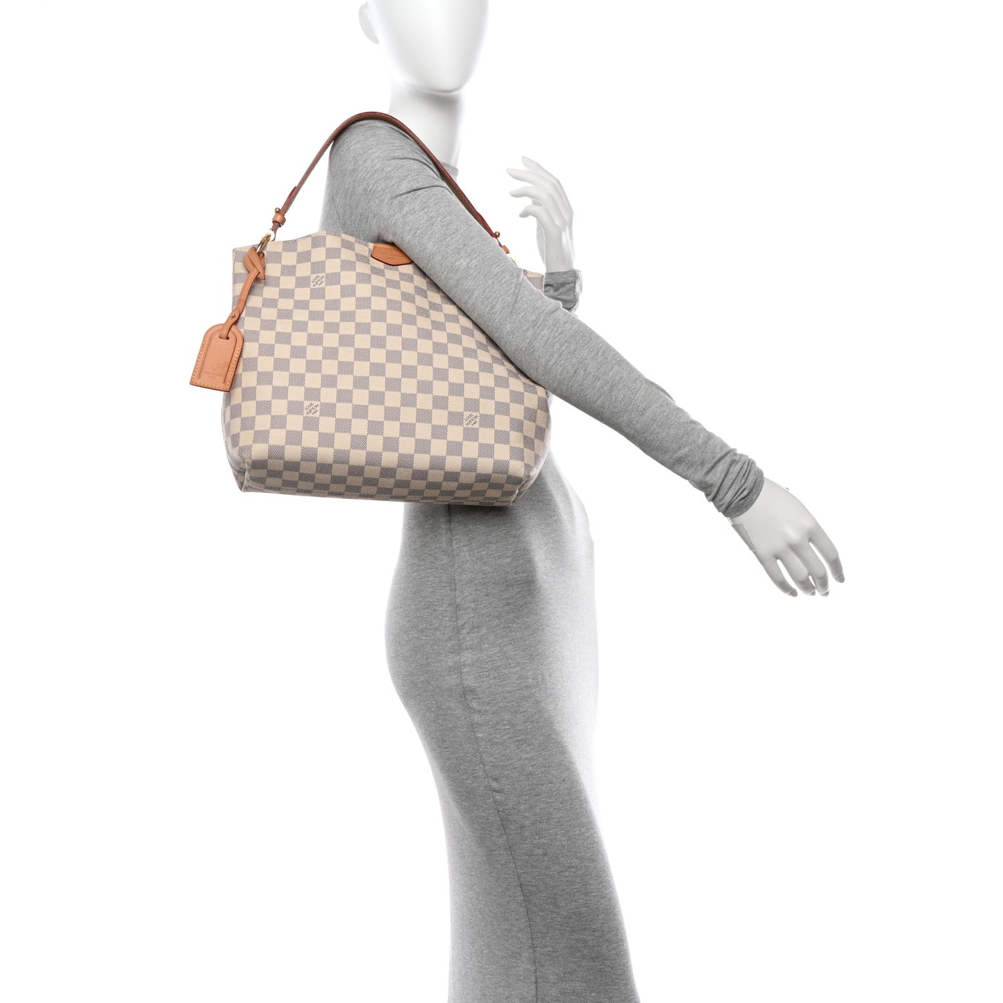Damier Azur Graceful PM Rose Ballerine
