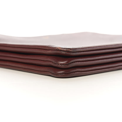 Celine Lambskin Large Trio Crossbody Bag Burgundy 7 of 9