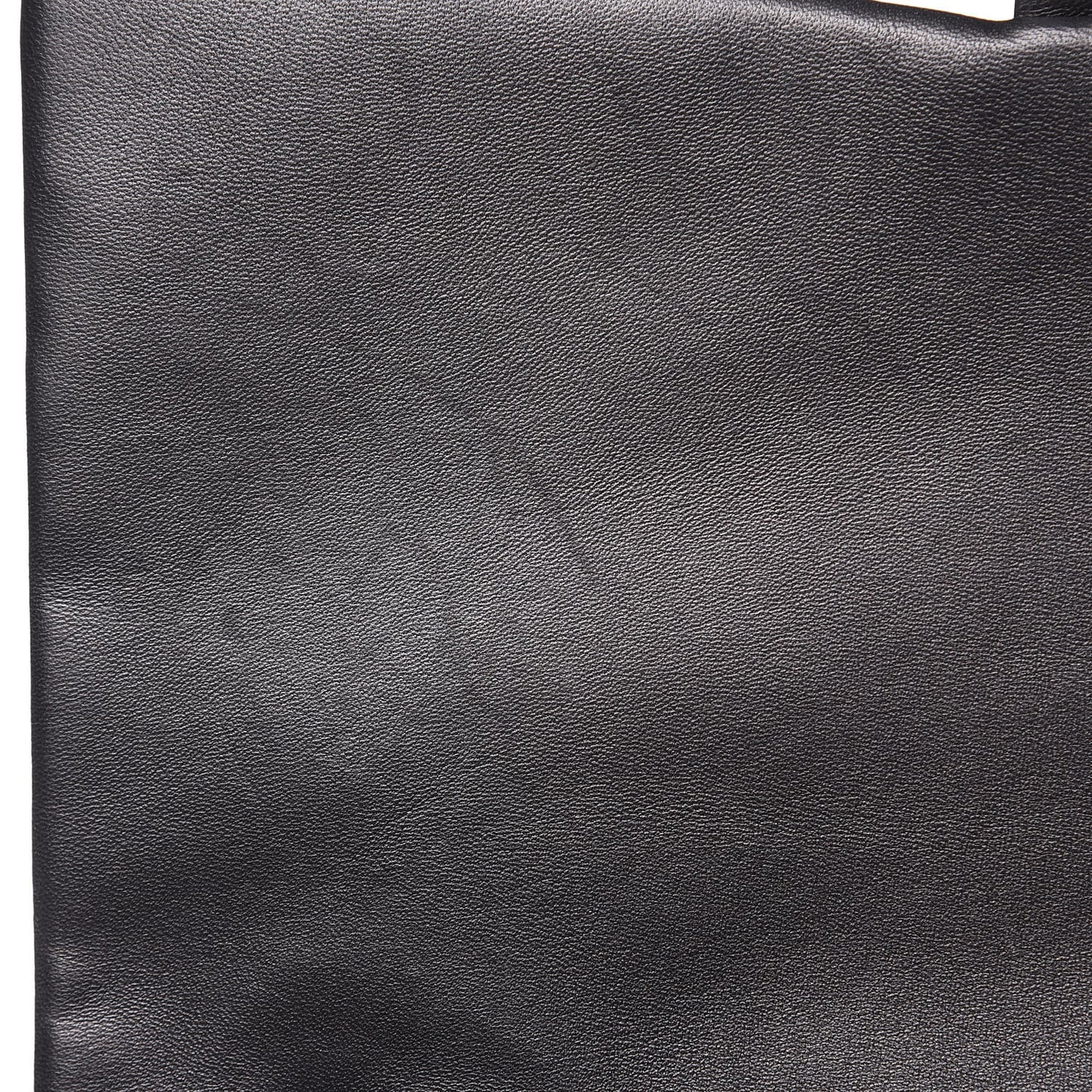 Metallic Lambskin Quilted Maxi Single Flap Dark Grey