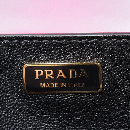 Prada City Calf Saffiano Cahier Bag Geranio Black 6 of 18