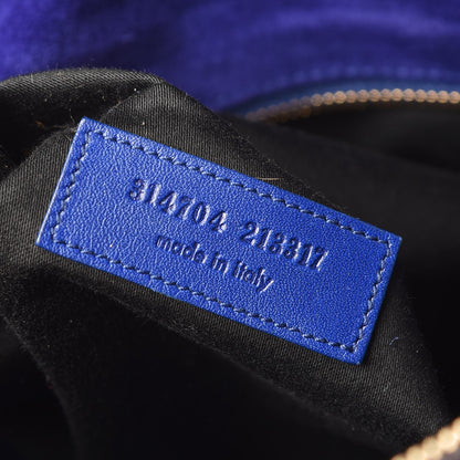 Saint Laurent Calfskin Classic Duffle 6 Blue 8 of 13