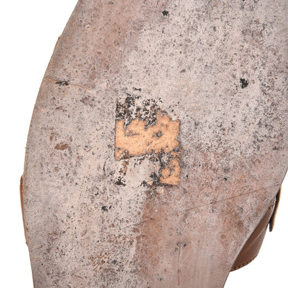 Hermes Laminated Nappa Calfskin Oran Sandals 39 Gold 11 of 12