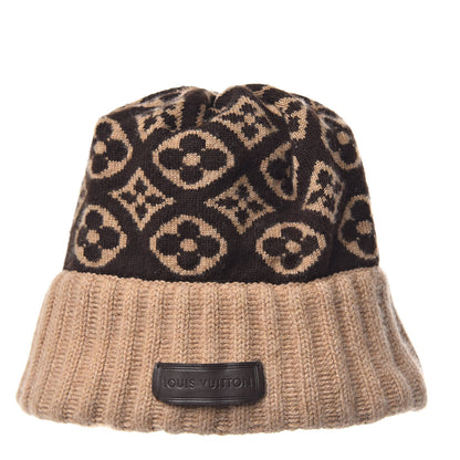 Louis Vuitton Cashmere Monogram Inventeur Beanie 1 of 8