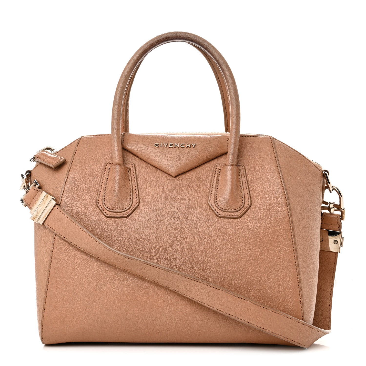 Givenchy Sugar Goatskin Small Antigona Medium Beige 1 of 15