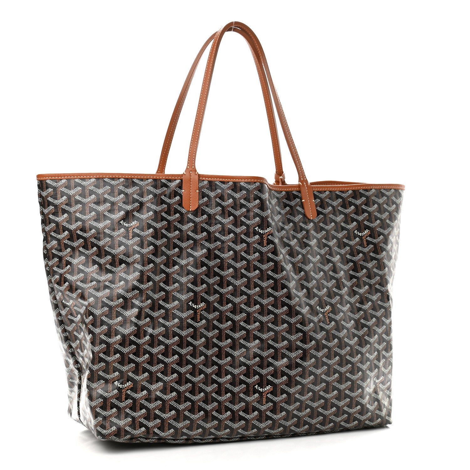 Goyard Goyardine Saint Louis GM Black Gold 4 of 12