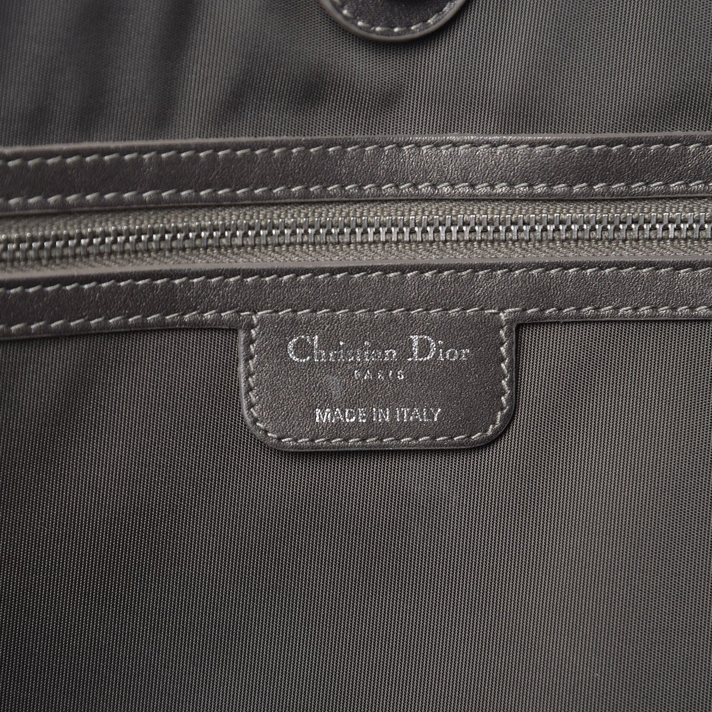 Coated Canvas Cannage Large Panarea Tote Grey