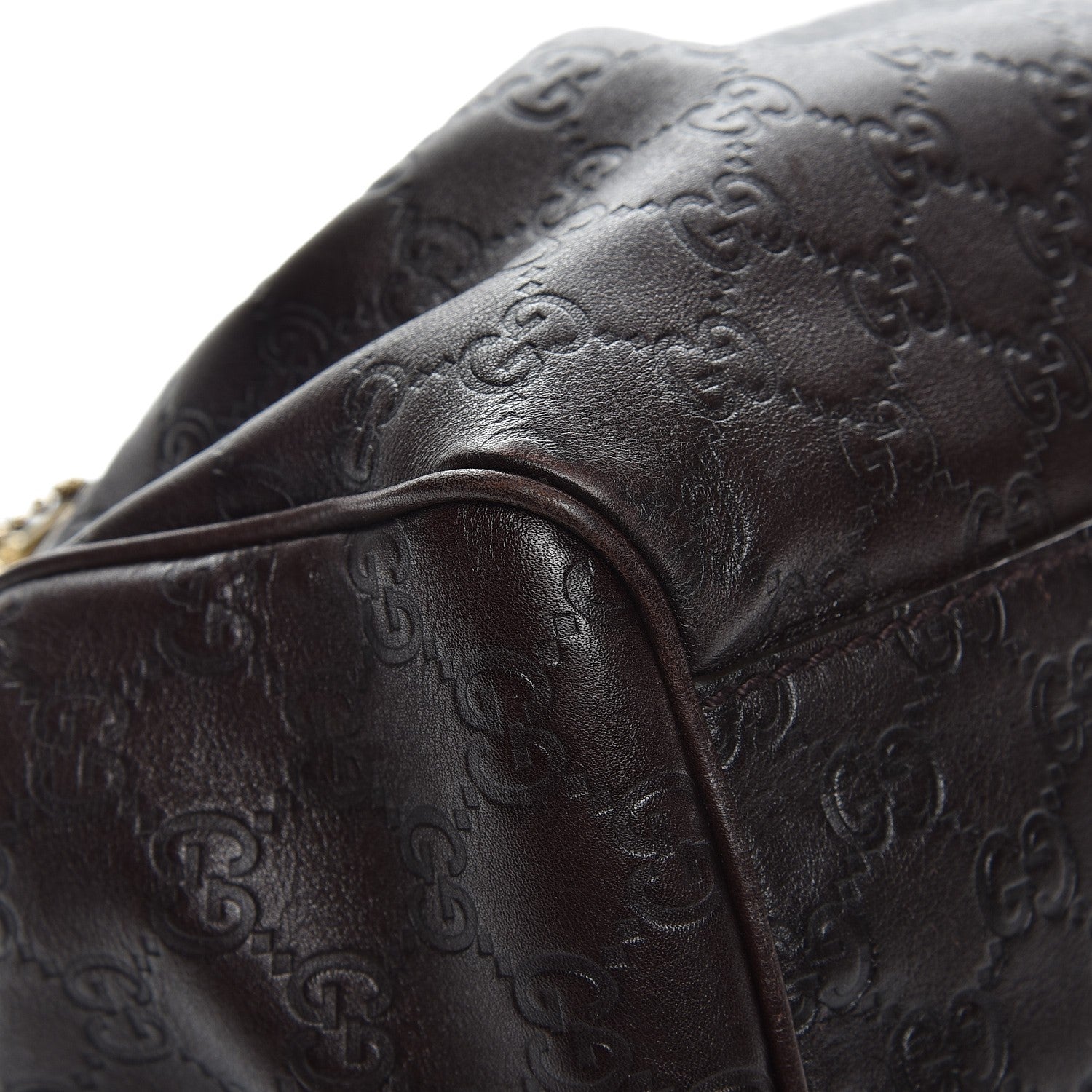 Gucci Guccissima Medium Sukey Tote Chocolate 9 of 13
