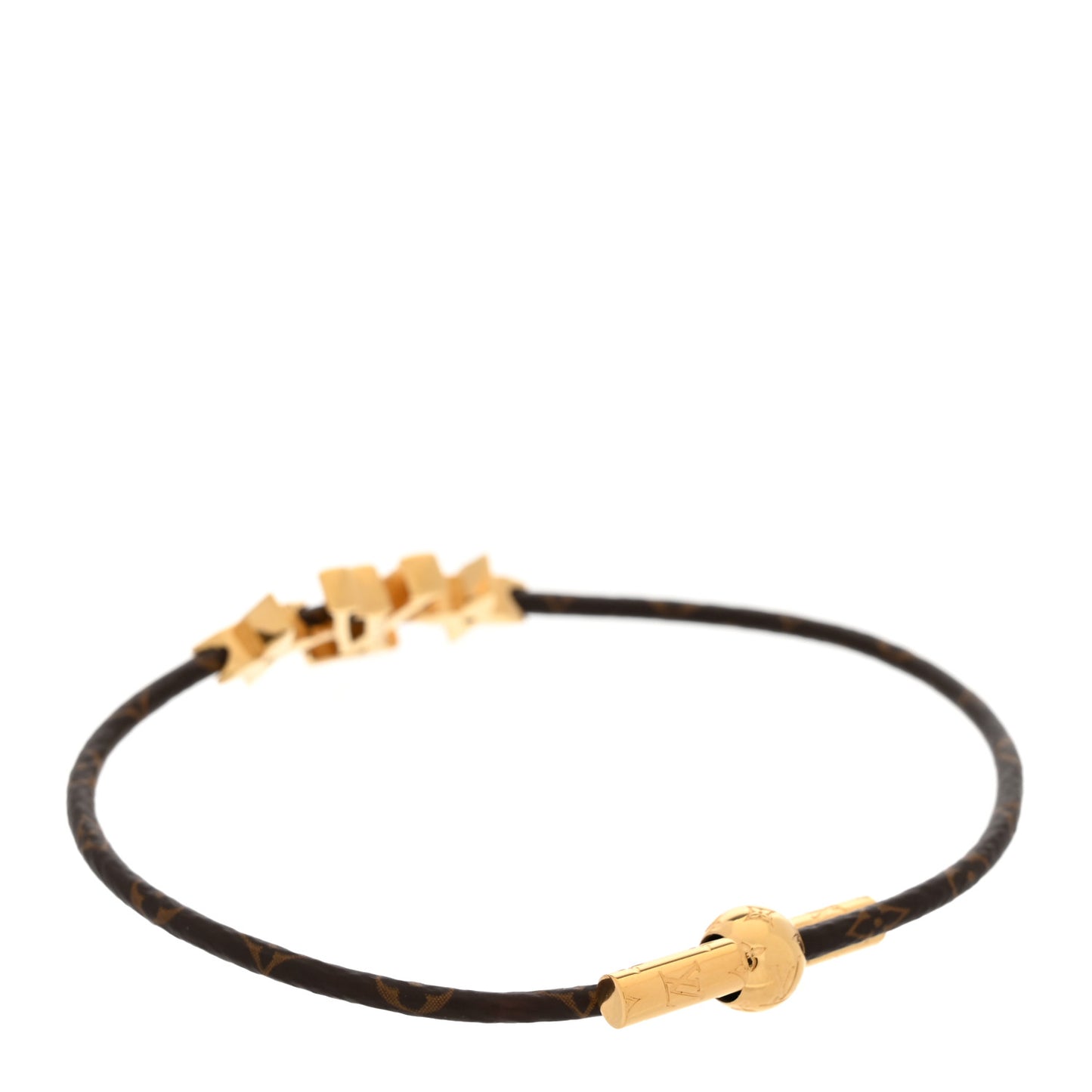 Metal Monogram LV Iconic Flower Bracelet
