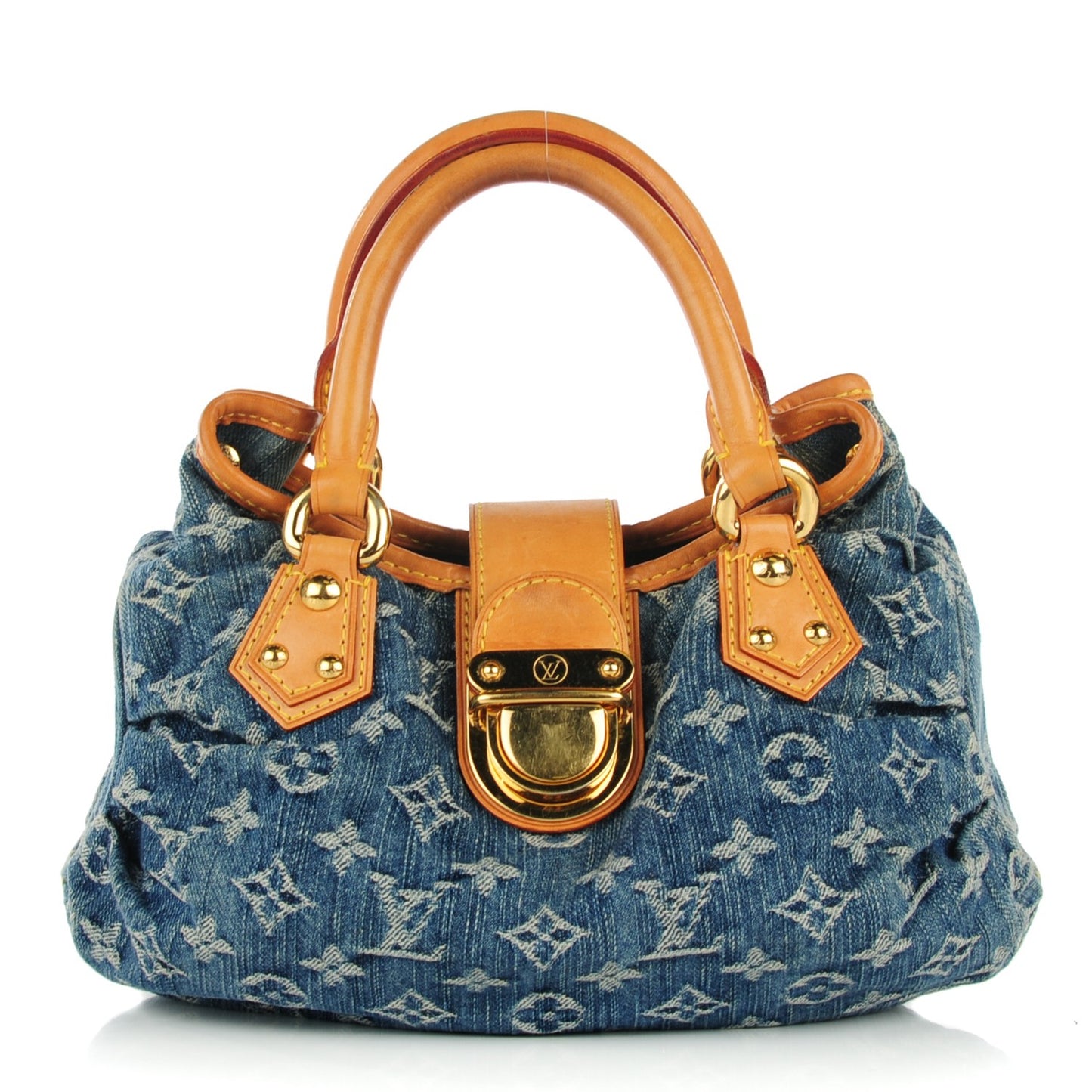 Monogram Denim Pleaty Blue