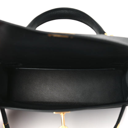 Hermes Epsom Mini Kelly Sellier 20 Black 5 of 11