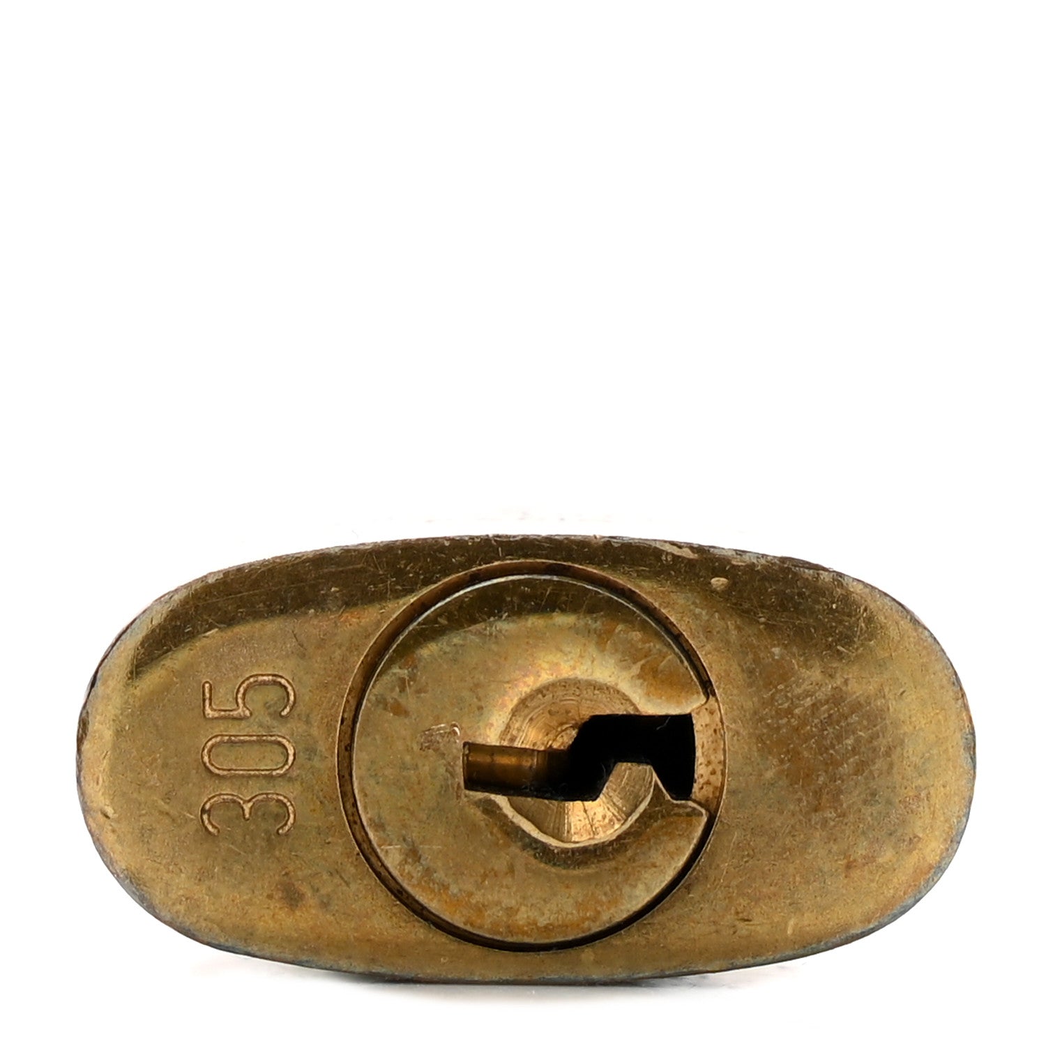 Louis Vuitton Brass Lock and Key Set #305 4 of 5