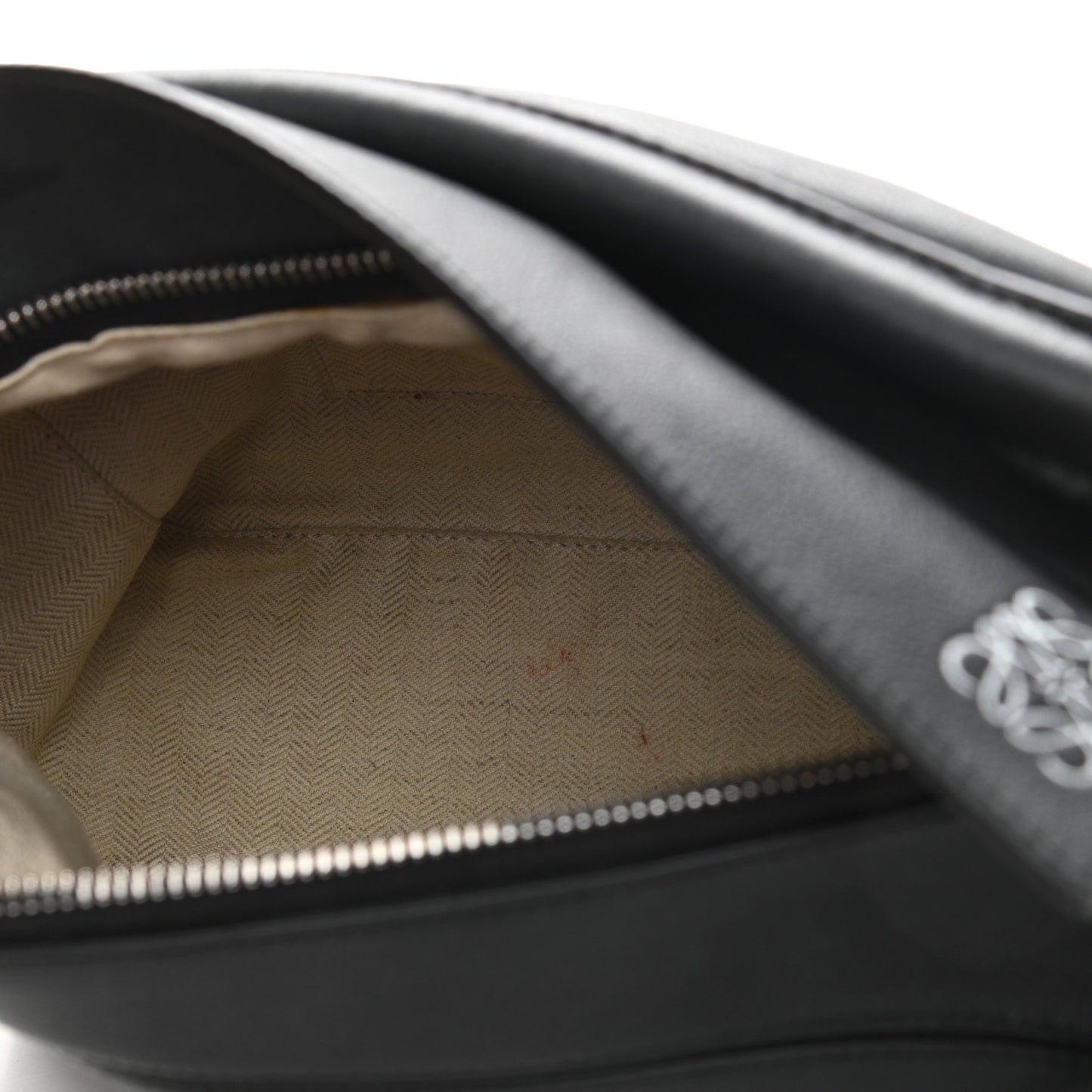 Calfskin Small Puzzle Bag Black