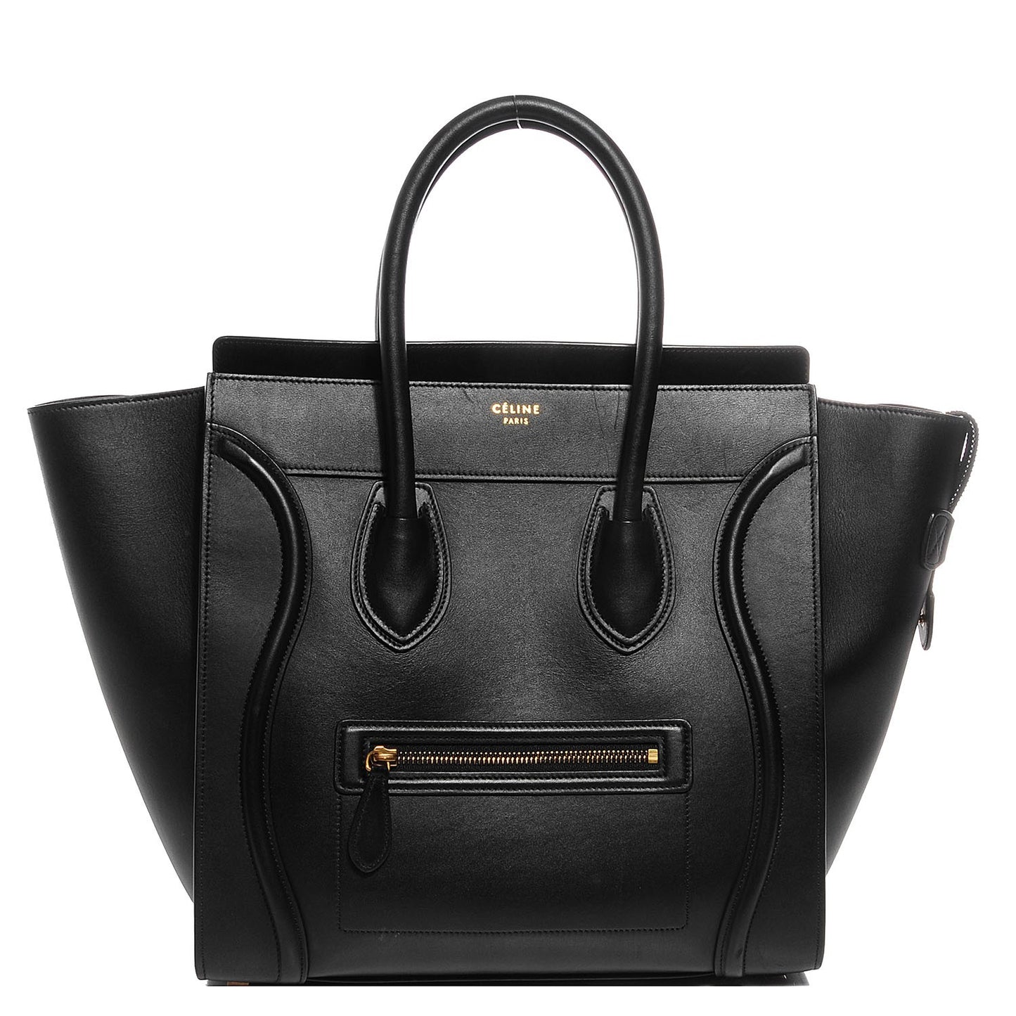 Smooth Calfskin Mini Luggage Black