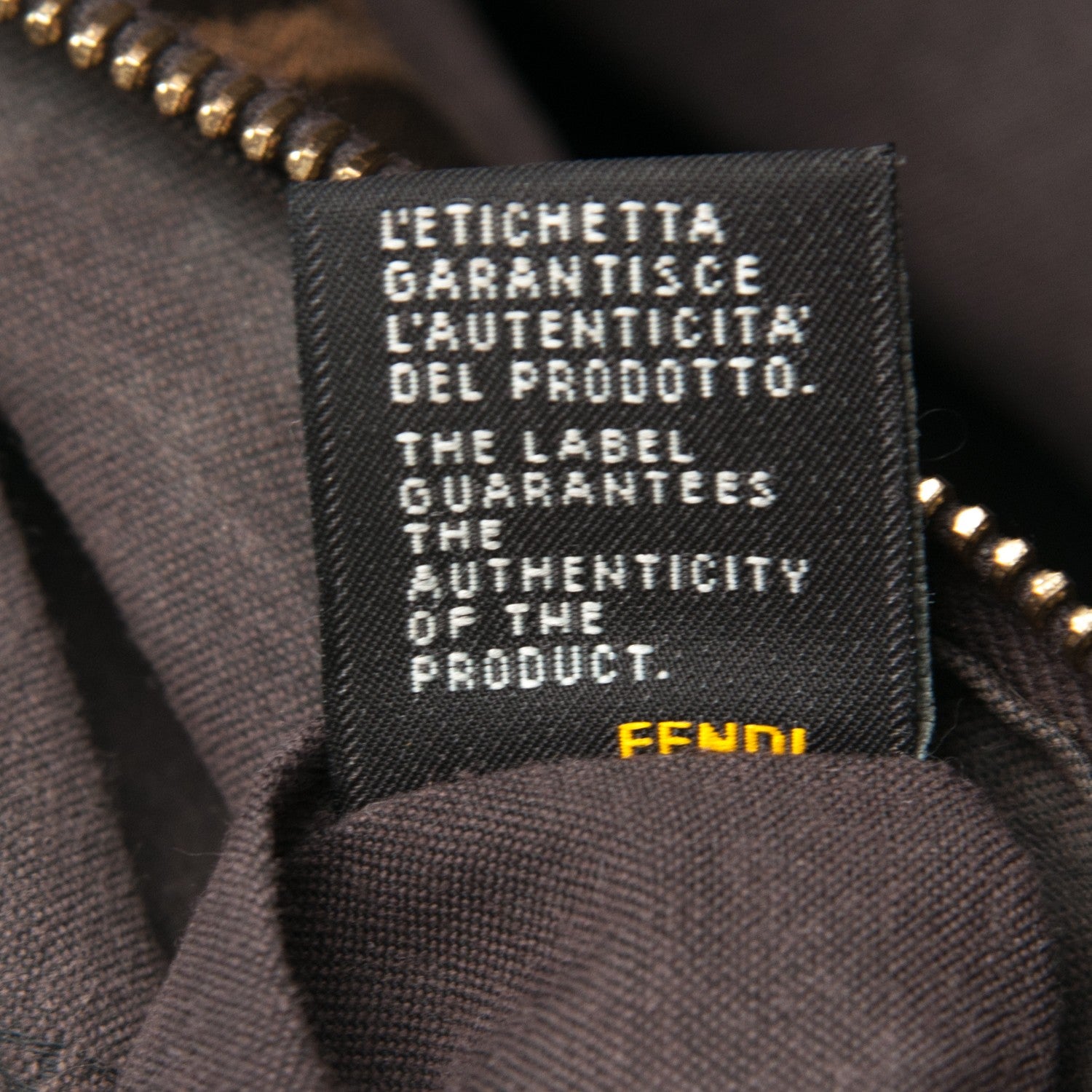 Fendi Zucca Mia Tote Tobacco 8 of 8