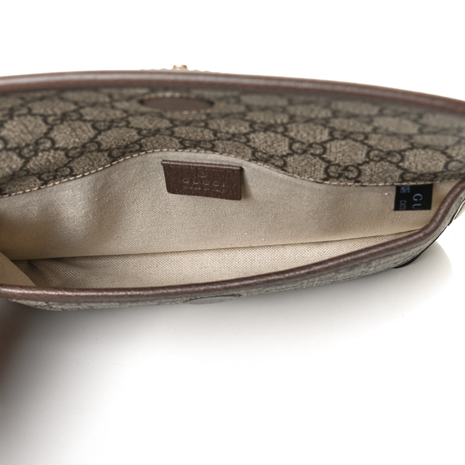 Gucci GG Supreme Monogram Neo Vintage Web Belt Bag Brown 5 of 11