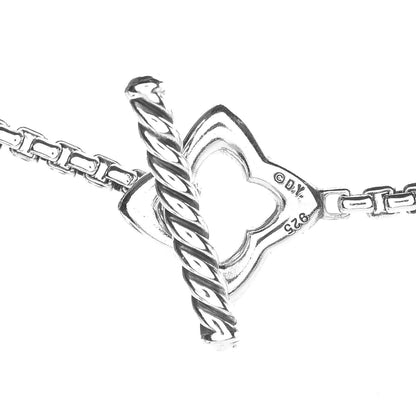 David Yurman Sterling Silver 25mm Quatrefoil Chain Necklace 6 of 6