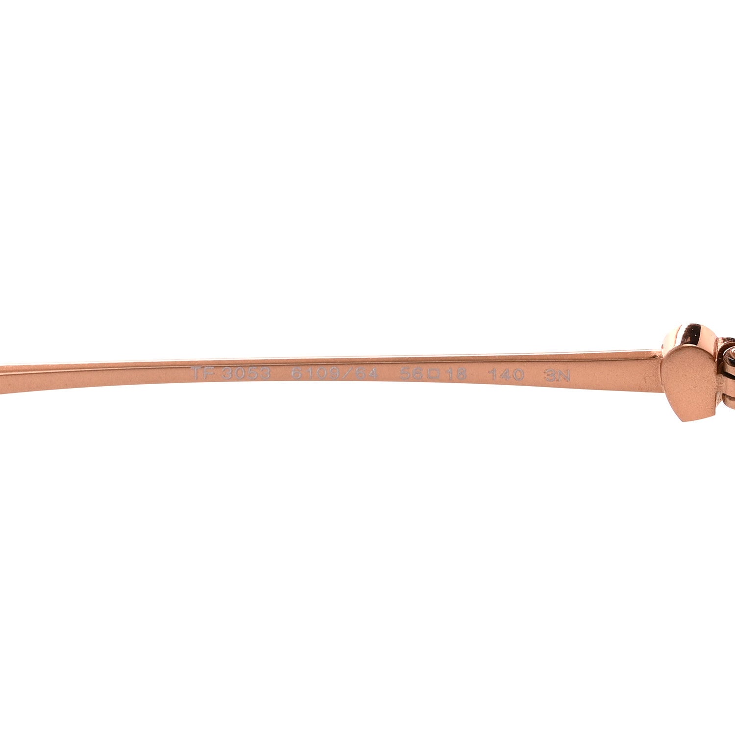 Tiffany Metal TF3053 Round Sunglasses Rose Gold 5 of 10