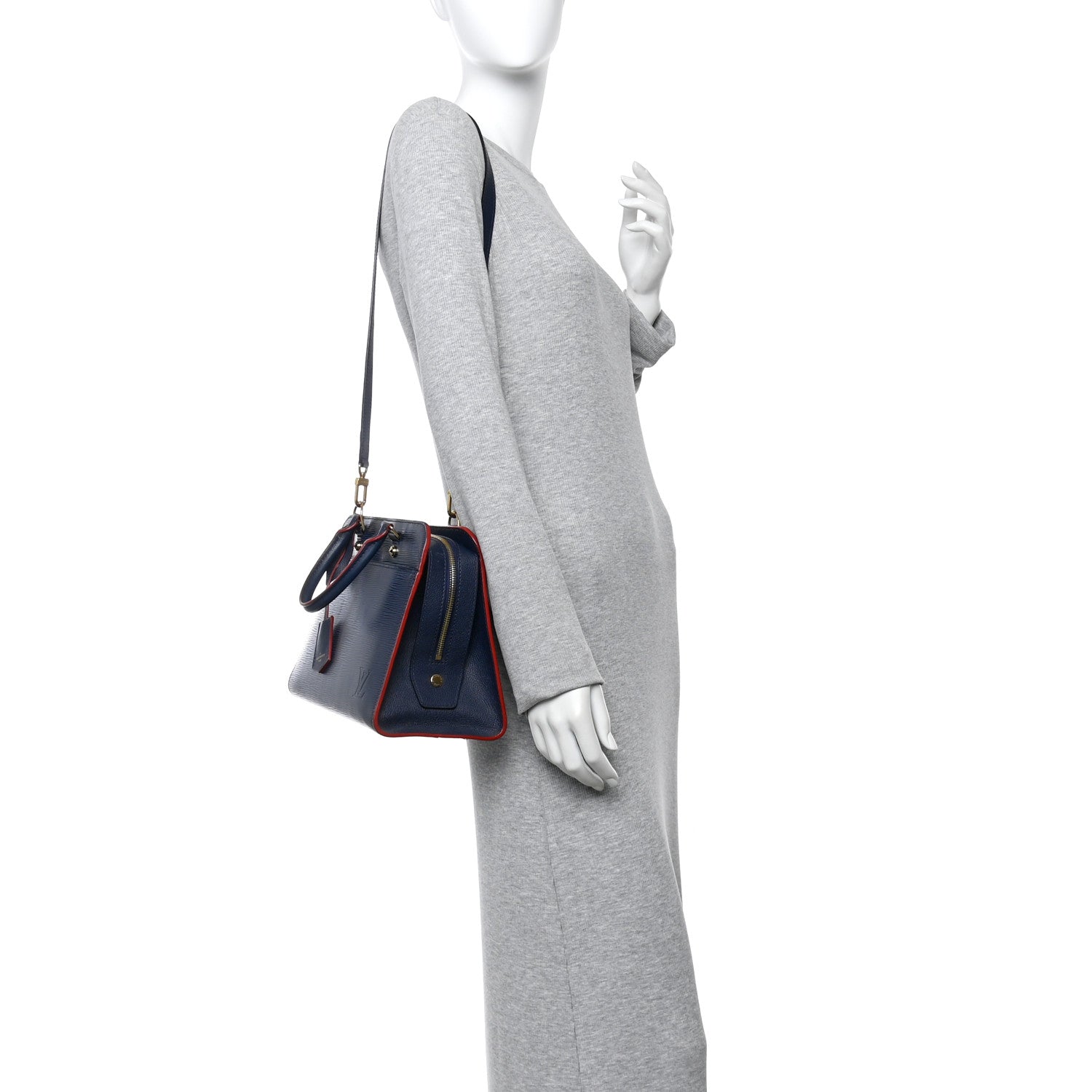 Louis Vuitton Epi Vaneau MM Marine Rouge 2 of 14