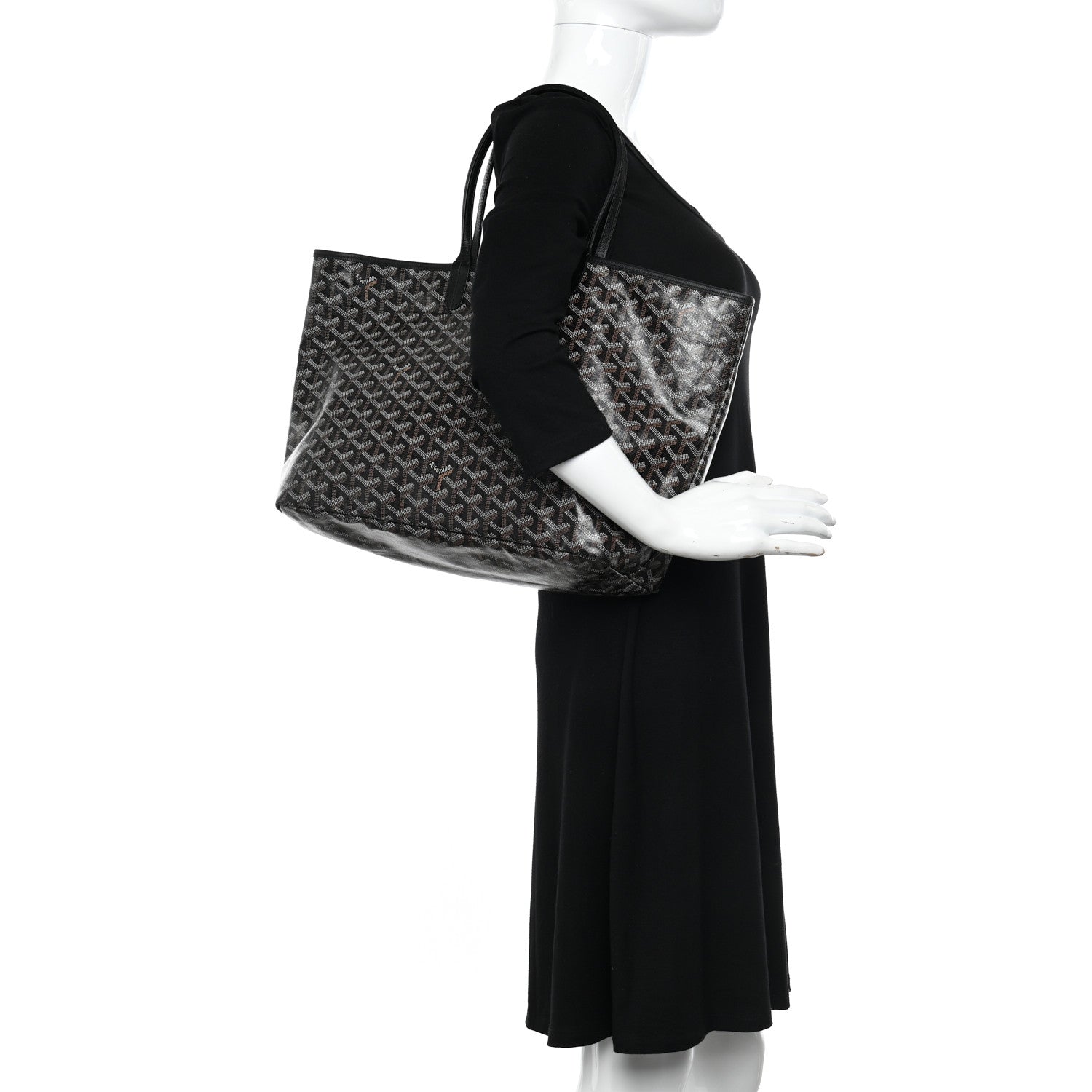 Goyard Goyardine Saint Louis PM Black 2 of 13