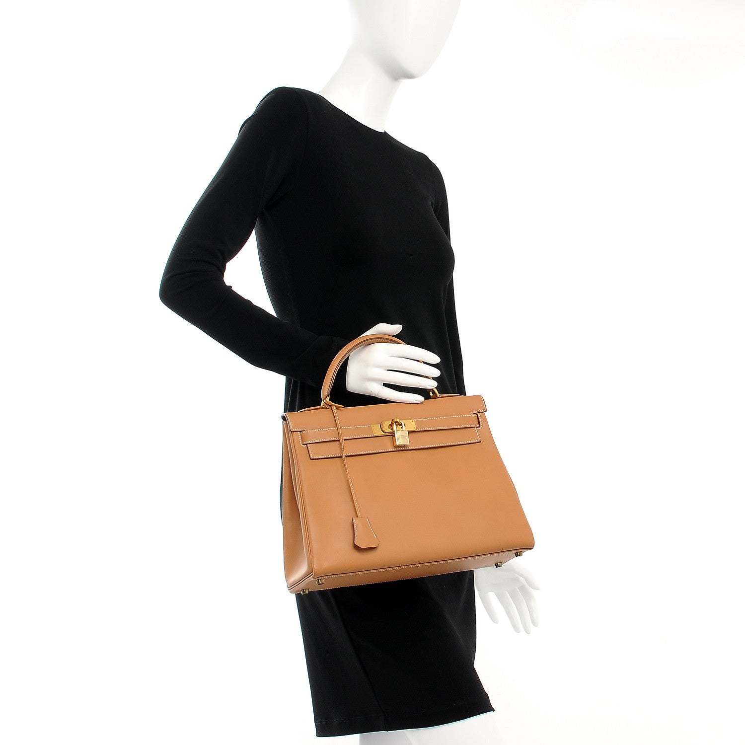 Hermes Chamonix Kelly Retourne 32 Natural 2 of 34