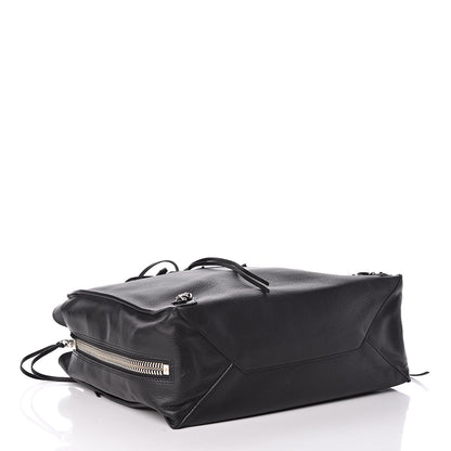 Balenciaga Veau Papier B4 Zip Around Tote Black 4 of 9