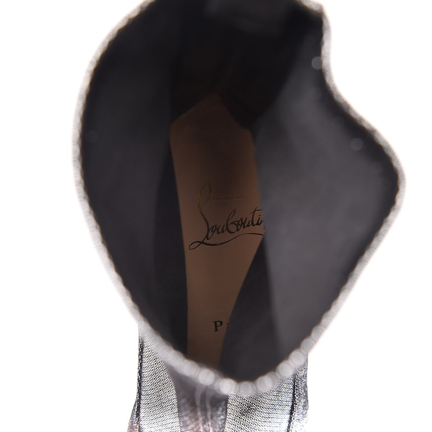 Veau Velours Stretch Gena 85 Booties 36 Silver