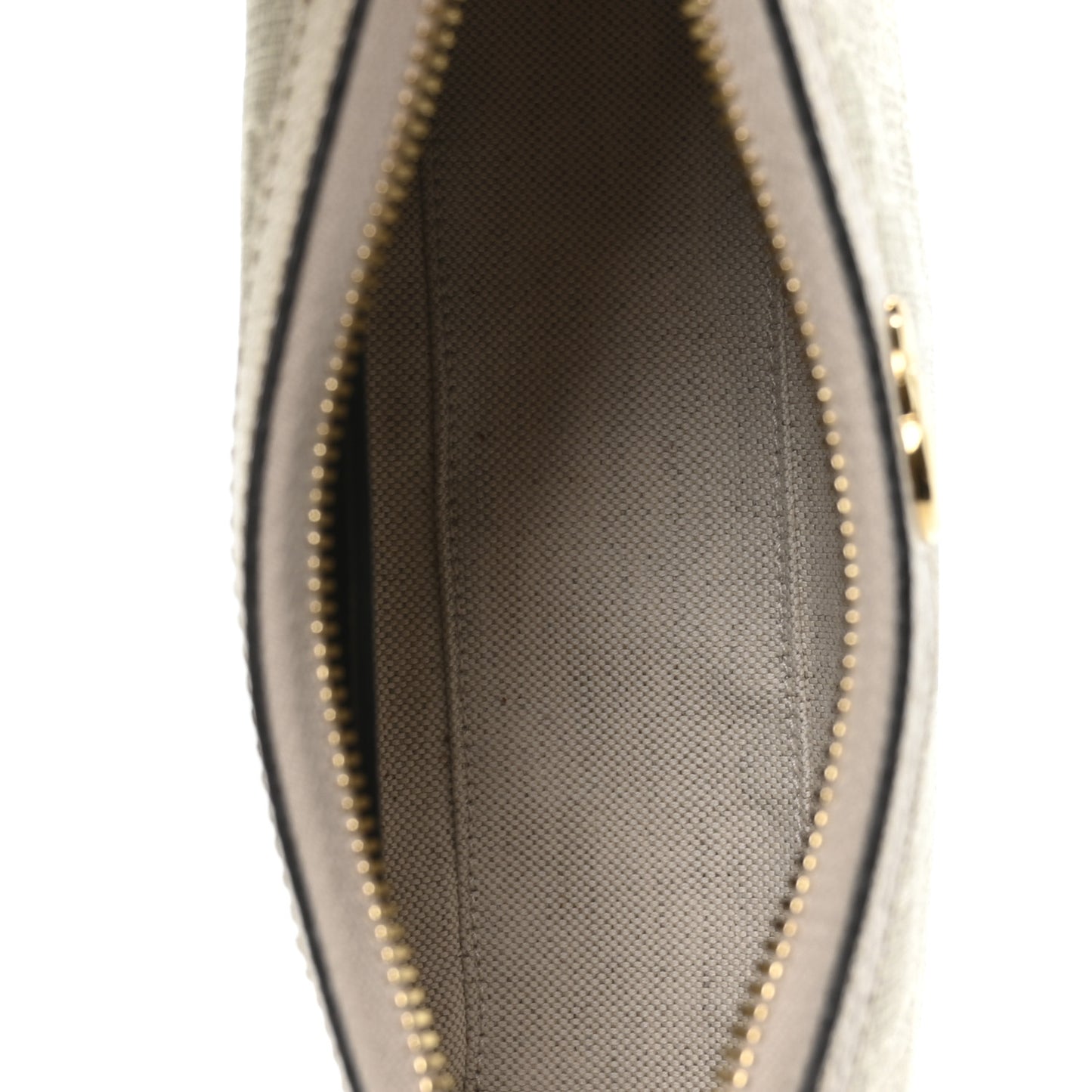 GG Supreme Monogram Textured Dollar Calfskin Small Ophidia Hobo Beige Mystic White Oatmeal