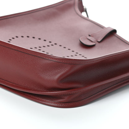 Hermes Epsom Evelyne III PM Rouge H 10 of 10