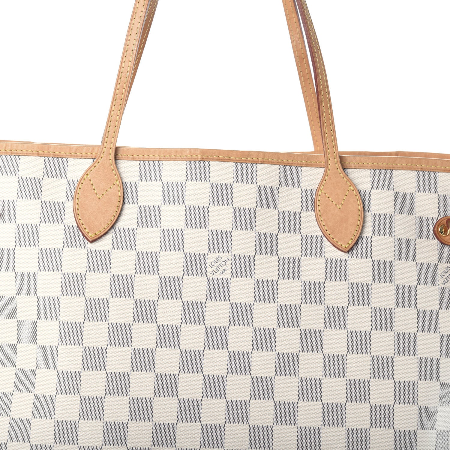 Louis Vuitton Damier Azur Neo Neverfull MM Rose Ballerine 8 of 10
