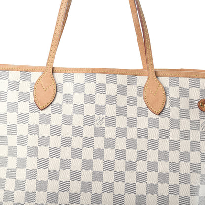 Louis Vuitton Damier Azur Neo Neverfull MM Rose Ballerine 8 of 10